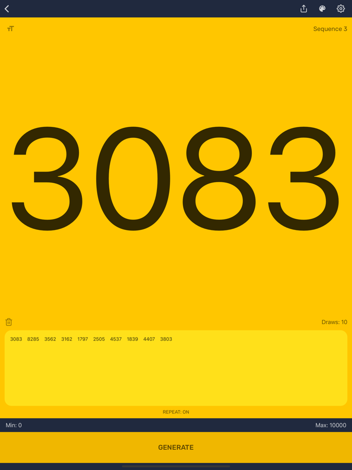 Random Number Generator - Pro