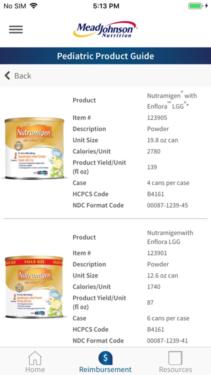 MJN Pediatric Product Guide screenshot-3