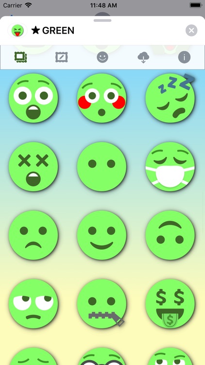 GREEN Emoji • Stickers screenshot-7