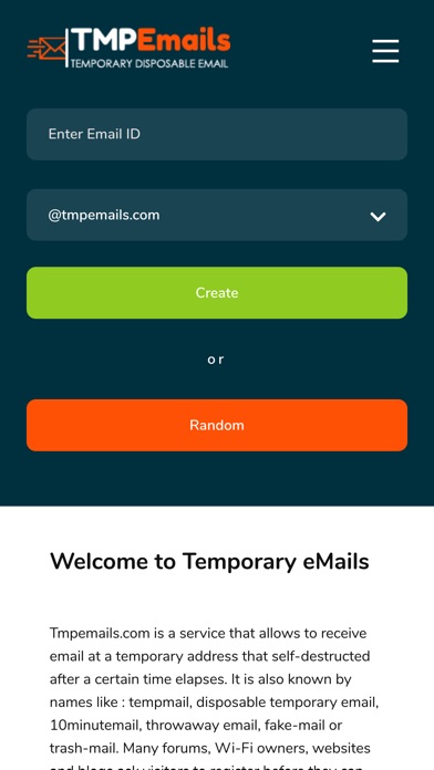 【图】Temp Mail – Disposable Email(截图2) 【图】Temp Mail – Disposable Email(截图2)