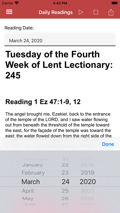 How to cancel & delete Catholic Daily Readings from iphone & ipad 1