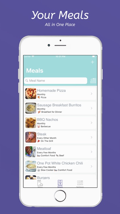 Menu Planner by Spork Fed