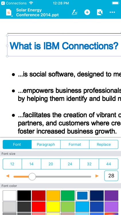 IBM Connections Editor