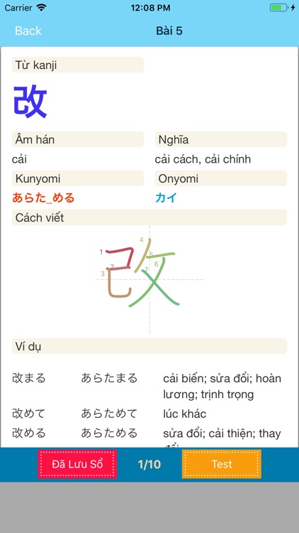 Học Kanji Tiếng Nhật N5 - N1