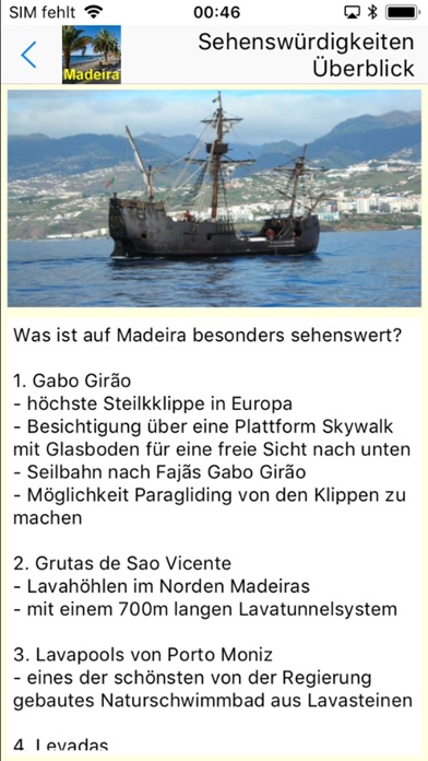 Madeira App für den Urlaub screenshot 4