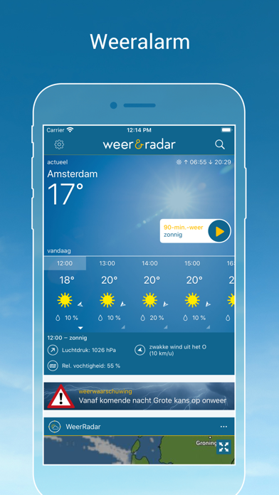 Weer & Radar Pro - Weeralarm - App Voor IPhone, IPad En IPod Touch ...