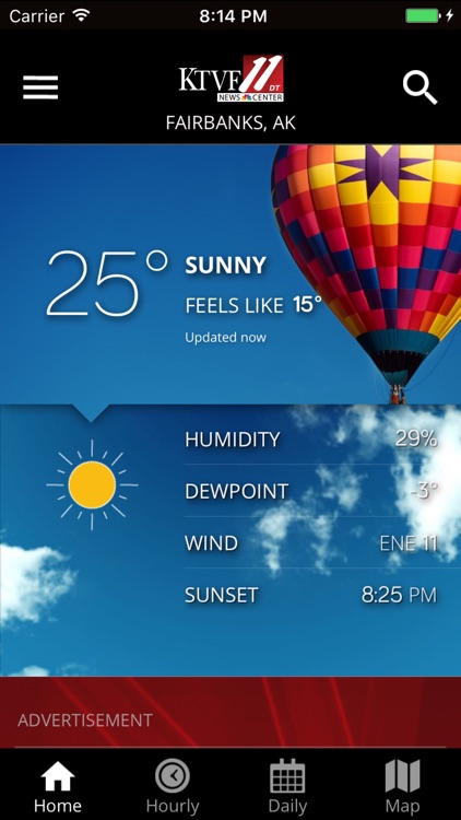 KTVF Interior Weather