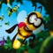 HoneyBee needs to collect the largest amount of pollen that is scattered throughout the forest and will have to dodge all the dangers that this entails