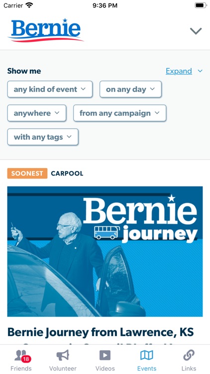 BERN: Official Bernie 2020 App screenshot-3