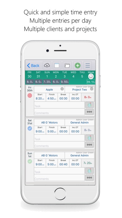 How to cancel & delete Timesheet Tracking from iphone & ipad 2