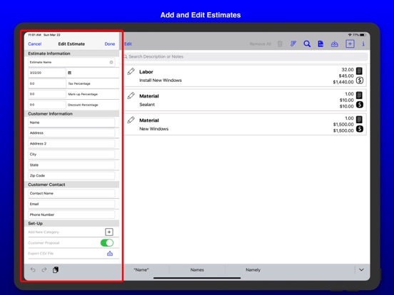 Screenshot #6 pour EstimatorPro