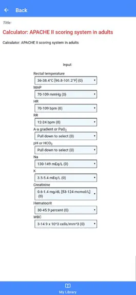 Game screenshot Mehrsys Medical Calculator hack