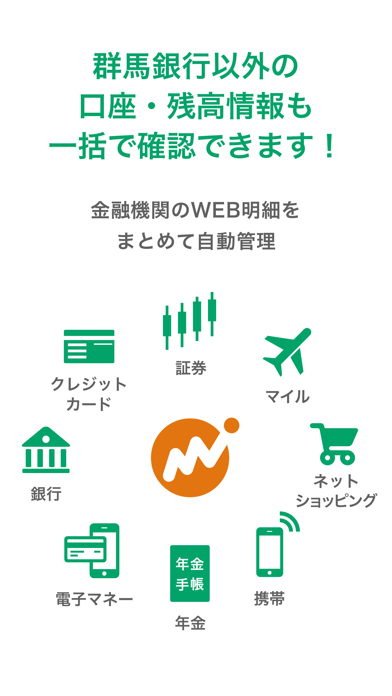 マネーフォワード for 群馬銀行 screenshot1