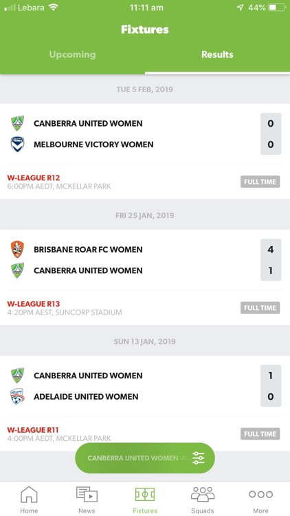 Canberra United Official App