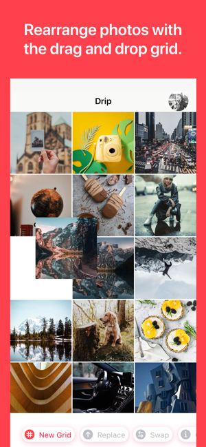 Drip: Photo Grid Curation