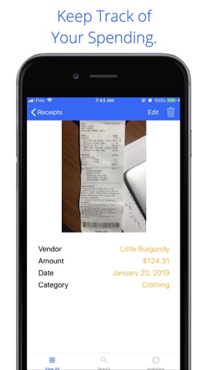 KeepReceipt - Receipt Tracker(圖4)-速報App