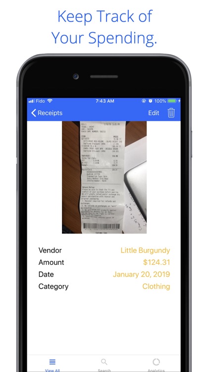 KeepReceipt - Receipt Tracker screenshot-3