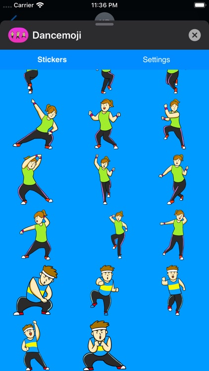 Dancemoij Stickers