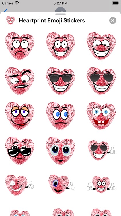 Heartprint Emoji Stickers