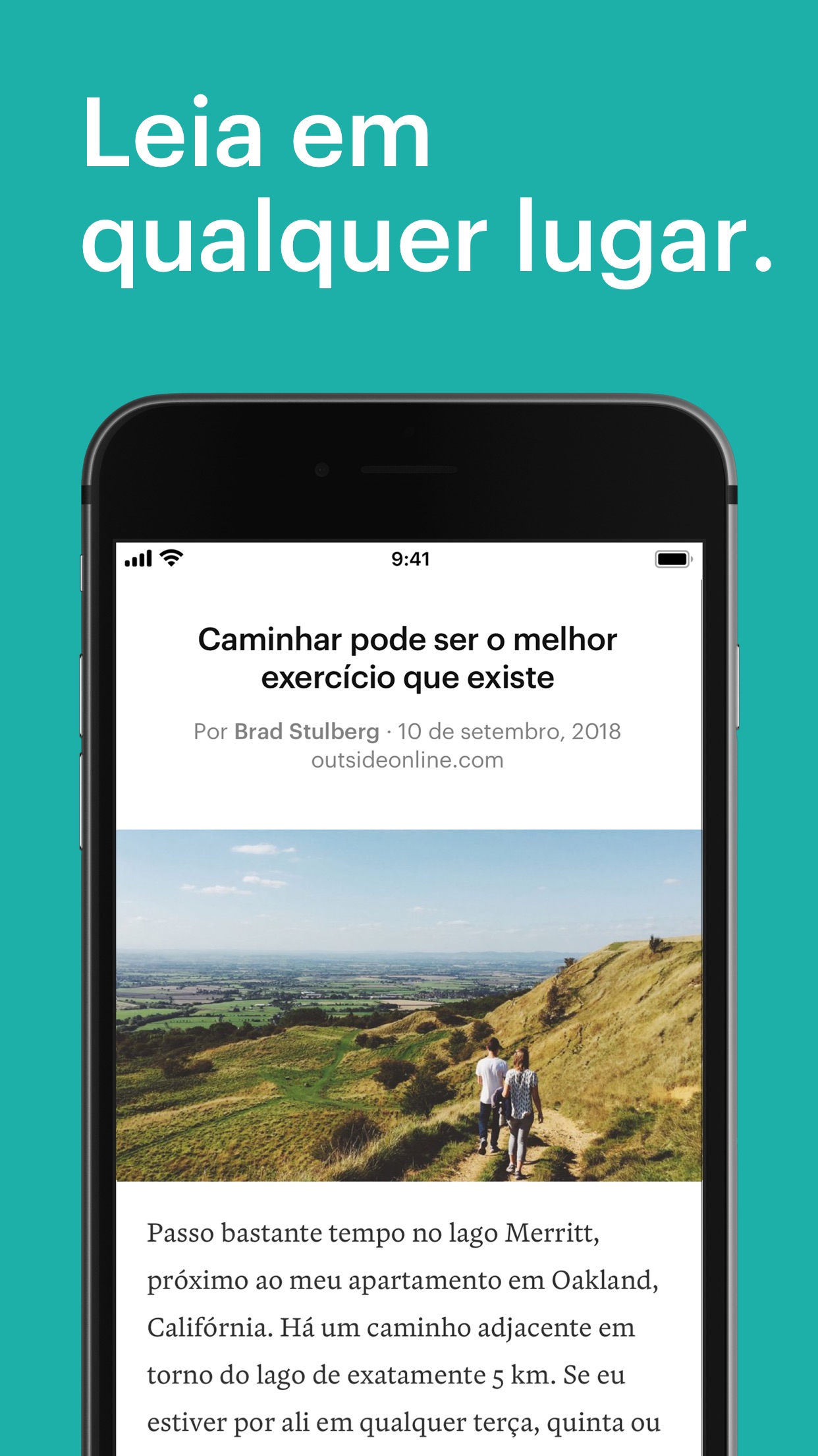 Screenshot do app Pocket