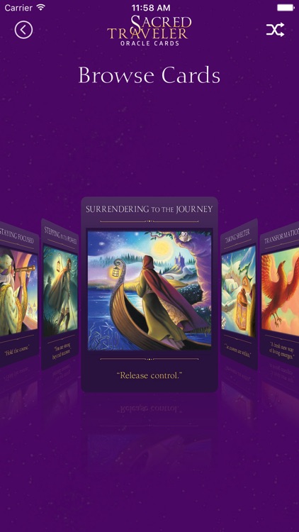 Sacred Traveler Oracle Cards screenshot-4