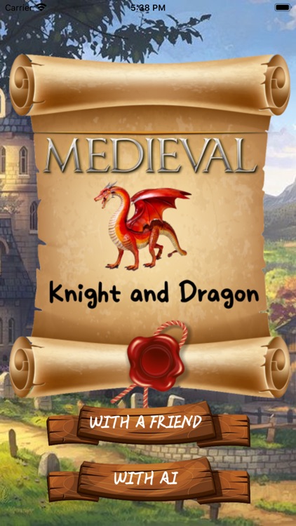 Medieval knights and dragons