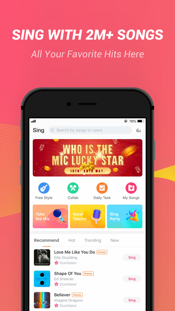 StarMaker Lite App for iPhone Free Download StarMaker
