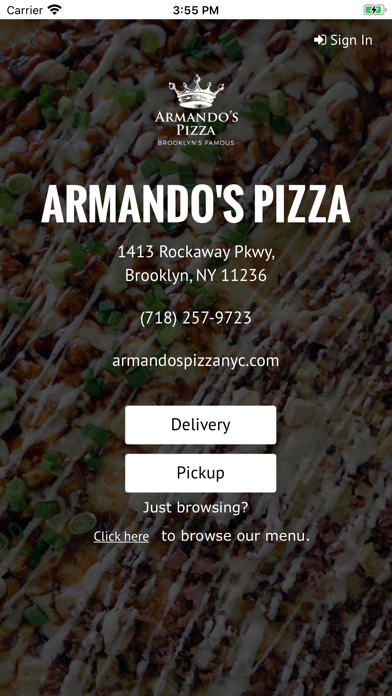 Armando's Pizza screenshot 2