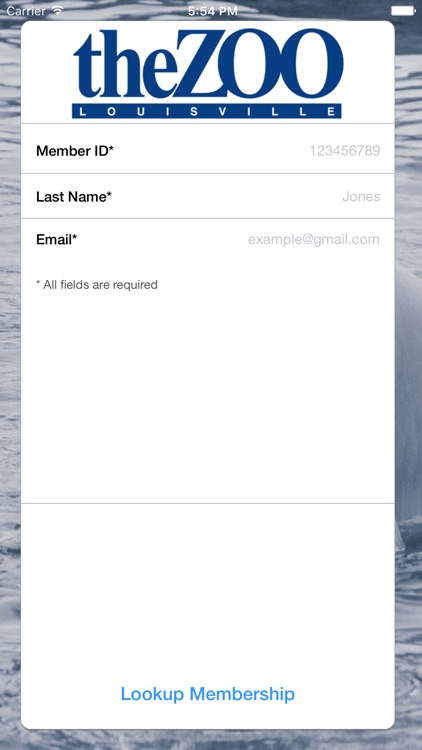 Louisville Zoo Membership App