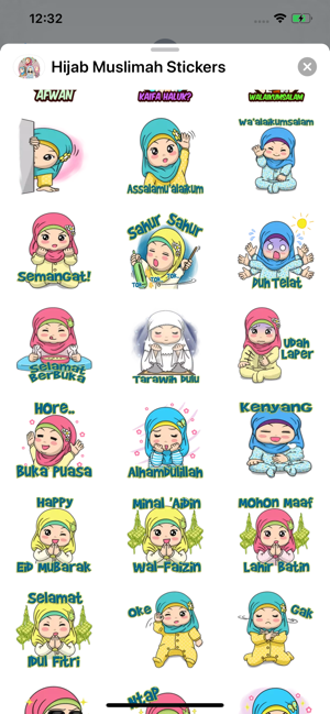 Hijab Muslimah Stickers(圖1)-速報App