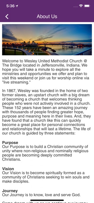 Wesley UMC at the Bridge