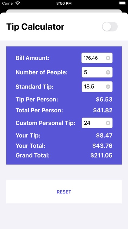 Check Please! - Tip Calculator
