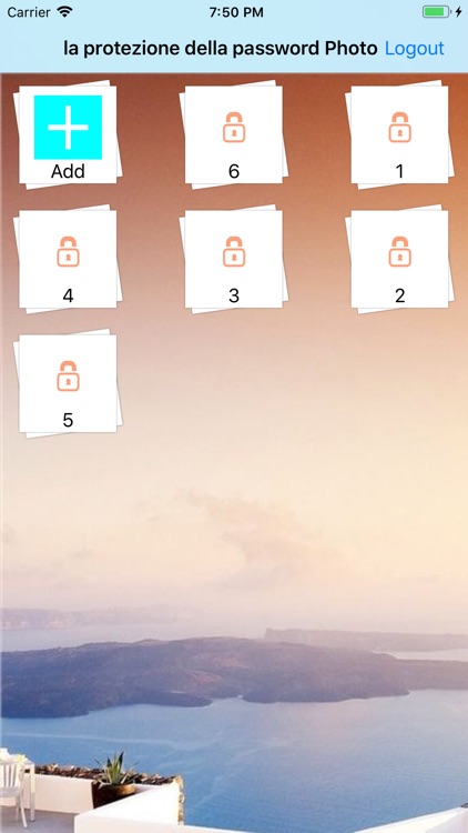 la protezione della password P