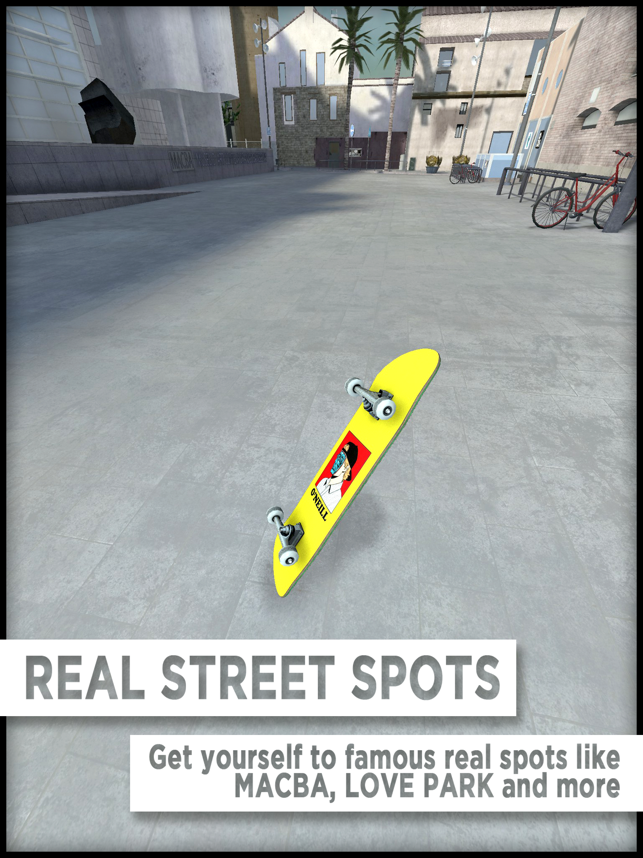 Captura de tela do verdadeiro skate