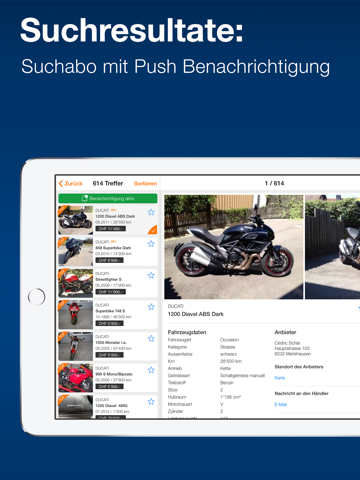 MotoScout24 Schweiz screenshot 3