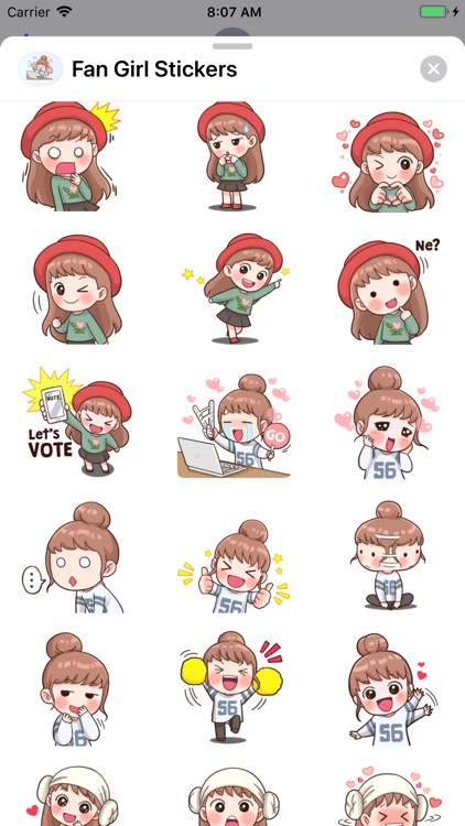 Fan Girl Stickers screenshot-6