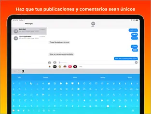 Immagine 1 Símbolos en el teclado iphone