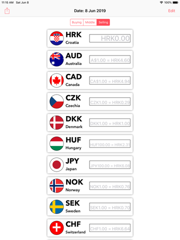 Croatian Exchange Rates screenshot 4