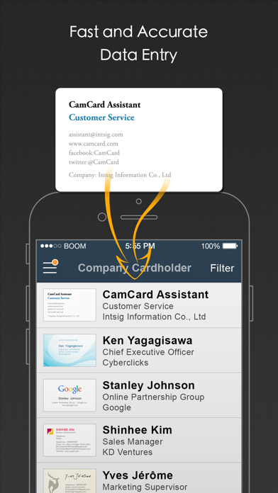 How to cancel & delete CamCard Business from iphone & ipad 2
