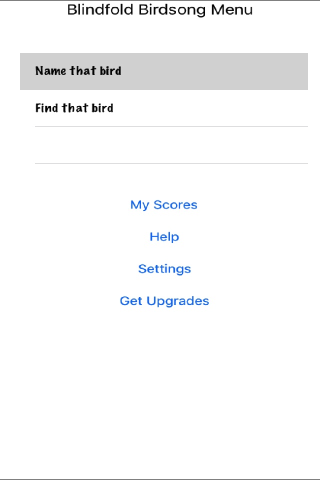 Blindfold Bird Songs screenshot 2