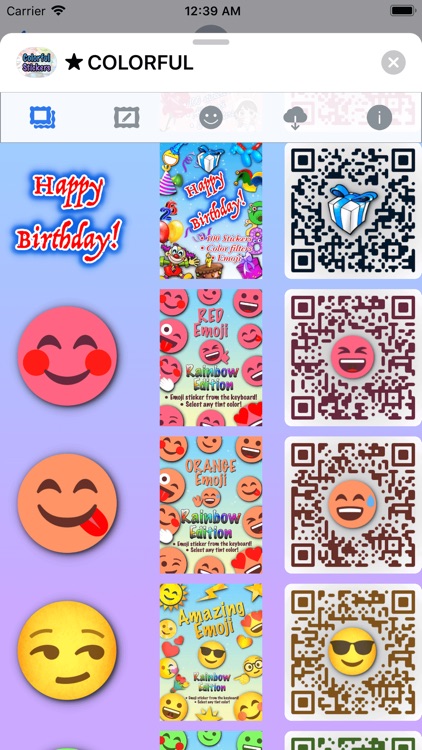 Colorful Stickers and Emoji screenshot-4