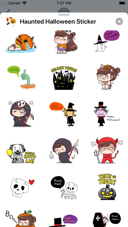 Haunted Halloween Sticker screenshot-4