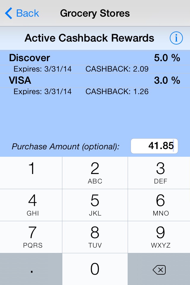 Cashback Maximizer screenshot 2