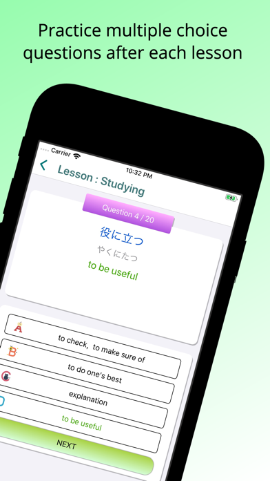 Learn Japanese - JLPT N5 N4 screenshot 2
