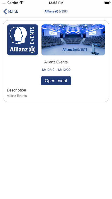 Allianz SE Events screenshot 2