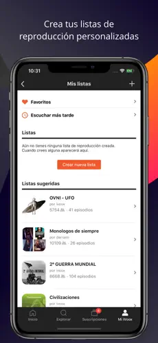 Screenshot 4 Podcast y Radio - iVoox iphone