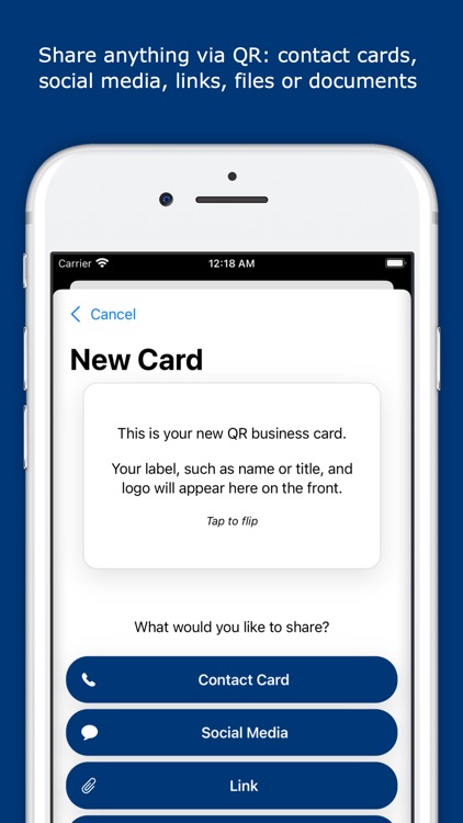 Omnicard: modern business card screenshot-3