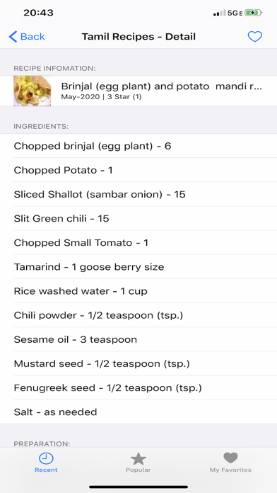 How to cancel & delete Tamil Nadu Recipes in English from iphone & ipad 2