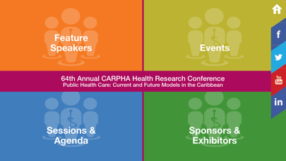 CARPHA Health Conference screenshot 2