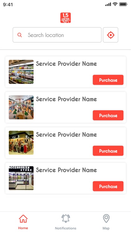 bestel op anderhalve meter